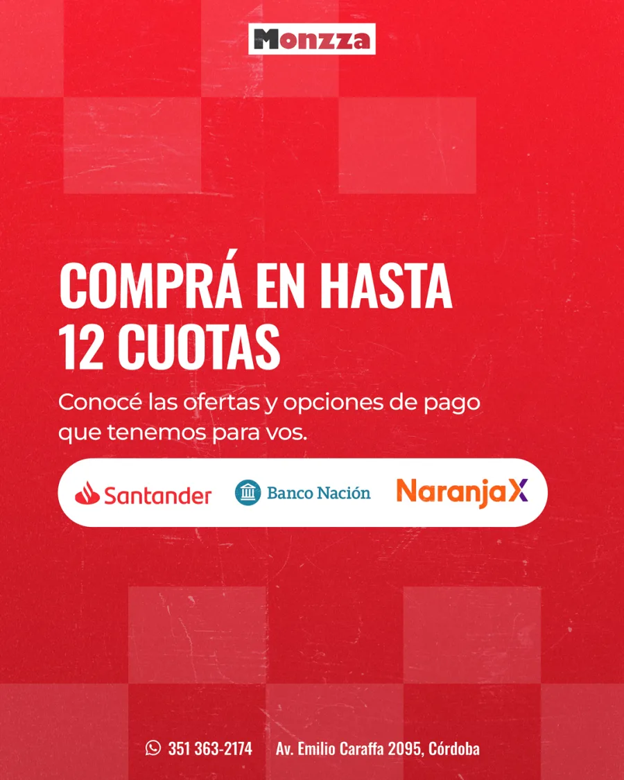 Monzza — Hasta 12 cuotas