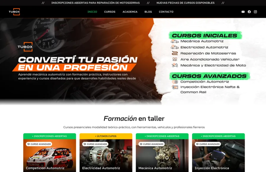 Tu Box — sitio portada